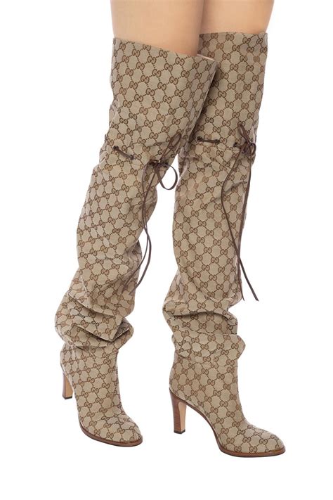 thigh high gucci boots|gucci boots women thigh high.